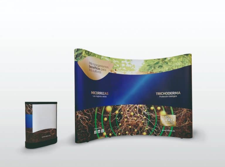 Micorrizas y Trichoderma en stand de GRUPBOU